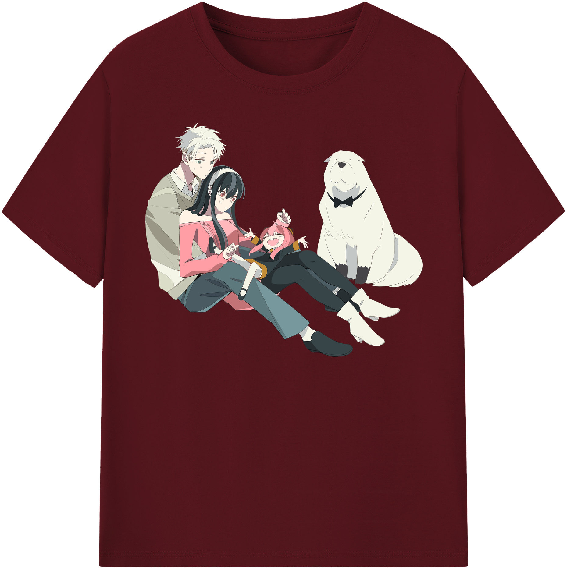 （画像用） SPY×FAMILY间谍家家酒 綿100％半袖Tシャツ（フロントプリント）